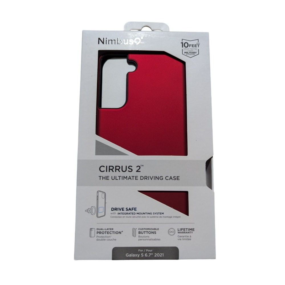 Nimbus9 Cirrus 2 Series Case for Samsung Galaxy S21+ (Plus)5G Crimson Red New W1